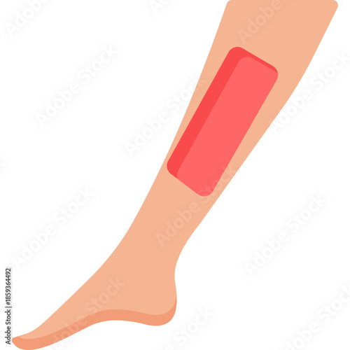 Eplition Icon, Flat Style Hair Removal & Personal Care Illustration