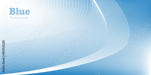 Blue line background pattern vector