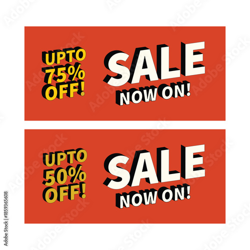 Sale upto 50 off Sale Sale Post banner illustration