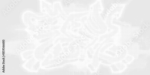 Dot white gray wave light technology texture background. Abstract big data digital concept.