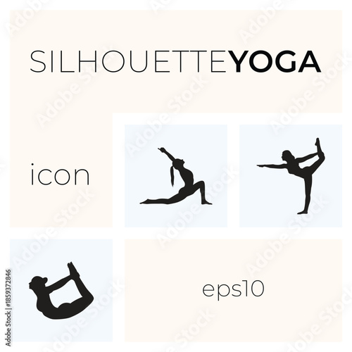 Minimalist black and white vector silhouette