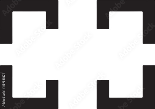 Graphic fullscreen icon for interface