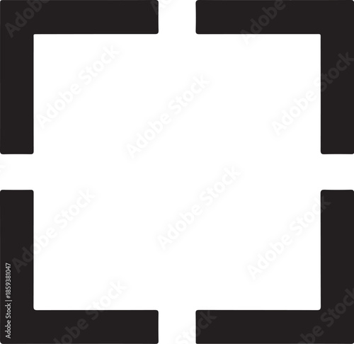 simple square bracket logo design