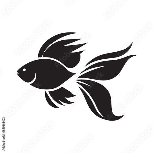 vector illustration of a fish