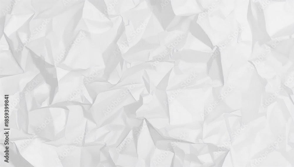 Obraz premium a close-up shot of a crumpled paper with visible textures and folds, conveying a sense of imperfection and artistic abstraction. The paper appears to be smooth and soft.
