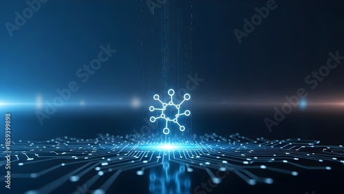 Abstract digital network concept