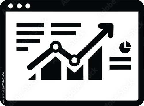 Graph showing positive trend