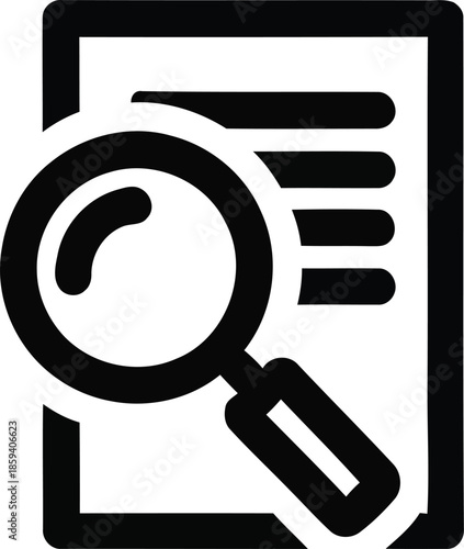 Document inspection with magnifying glass