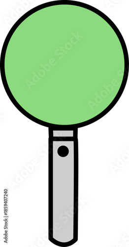 円形・丸型のペンライトのイラスト 応援グッズ