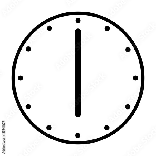 時計のアイコン、ピクトグラム、イラスト、シンプル