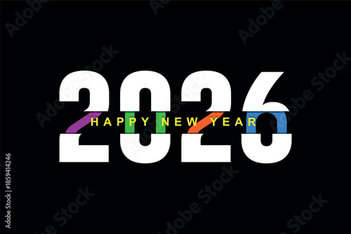 Happy New Year Celebration Banner Design for Social Media, Website and Promotional Use