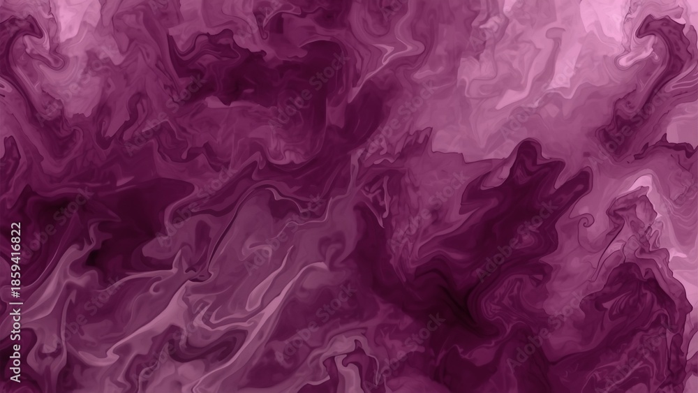 Fototapeta premium A vibrant purple abstract background with swirling patterns and shades of pink