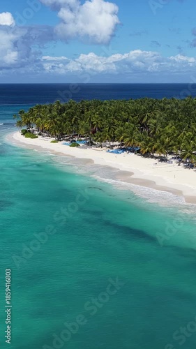 Wallpaper Mural Isla Saona At Punta Cana In La Altagracia Dominican Republic. Caribbean Skyline. Beach Landscape. Native Coconut Trees. Isla Saona In Punta Cana In Dominican Republic. Nature Seascape. Torontodigital.ca