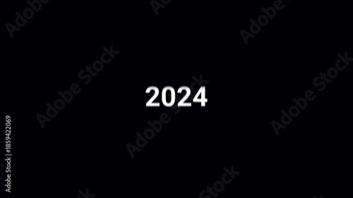 
  SCROLLING TIMELINE Animation, countdown 2026 number Rolling new year Animation.
