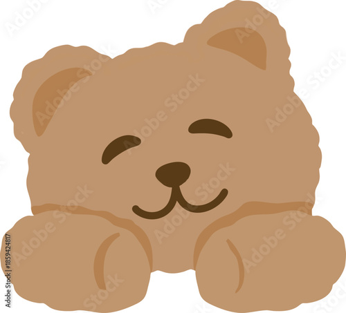 Cute Teddy Bear Illustration Version 1