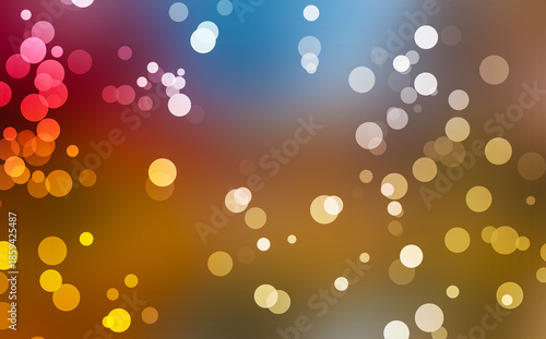 abstract background with bokeh smooth bubbles