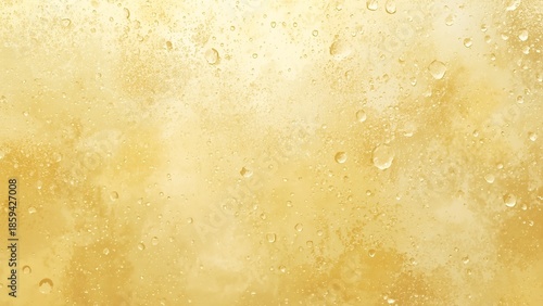 A close-up view of a refreshing beverage with condensation droplets on its surface
