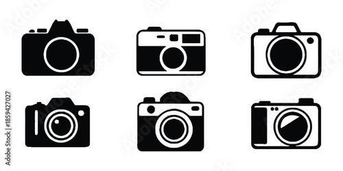 Camera Icons Collection for Photography. Photography Camera Icon Set