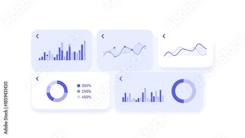 Collection of Business Graphs and Charts.