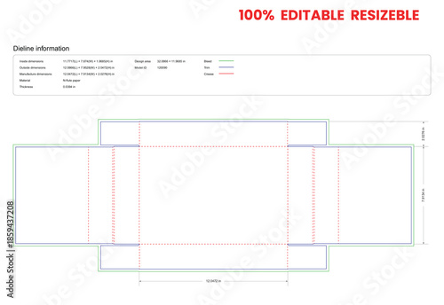 fast food tray box dieline template box dieline die lines packaging custom dieline  box cardboard box dieline pizza box dieline printable product packaging layout,