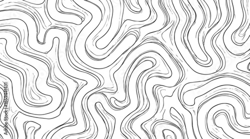 Abstract swirl line pattern. Psychedelic wavy trippy patterns. Swirl wavy fluid lines. Retro trippy design for textiles, posters, album covers, wrapping. 