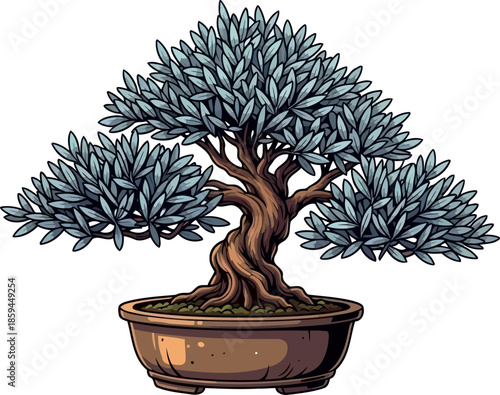 art of patience a living sculpture of cultivated natural beauty, vector isolated on transparent background