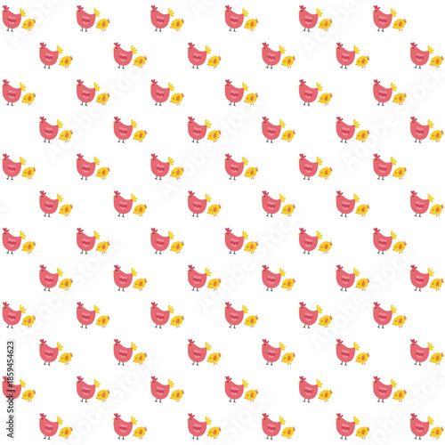 Easter seamless pattern