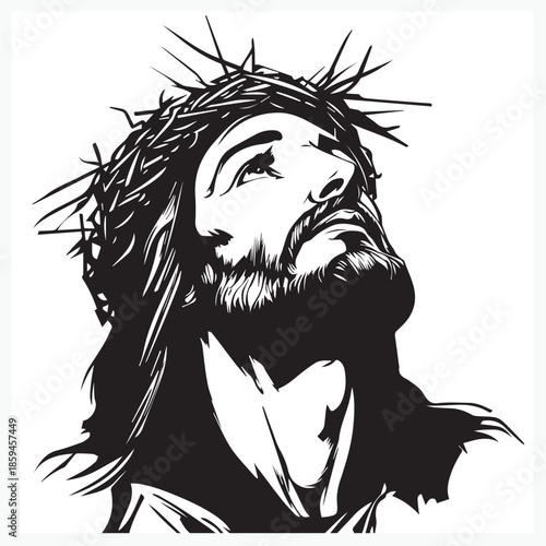 savior head vector