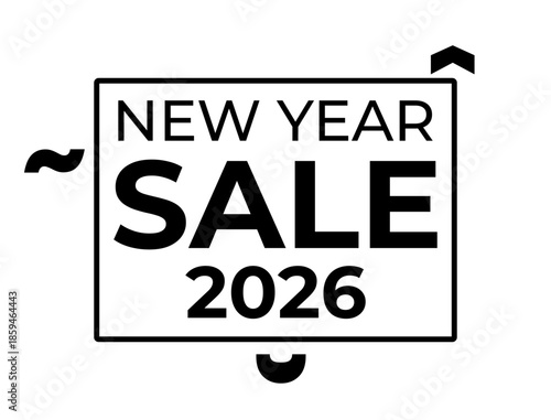 2026 New Year Sale Promotional Materials