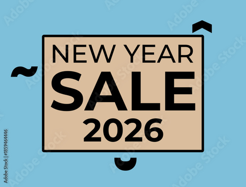2026 New Year Sale Promotional Materials