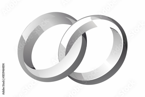 3d silver copyright symbol isolated