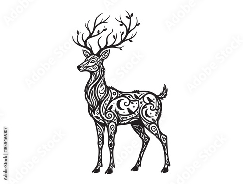 Art deer image.
