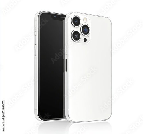 smart phone isolated on white