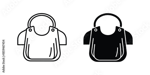 Minimalist Headphone Bag Illustration