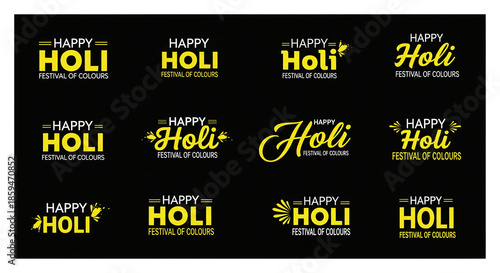 Wallpaper Mural Happy holi text festival of colours creative social media post illustration. Creative Holi Text design. Creative vector illustration of abstract colorful Happy Holi background ... See More Torontodigital.ca