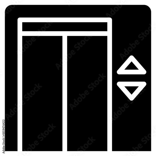 Elevator  Icon Element For Design