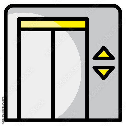 Elevator  Icon Element For Design