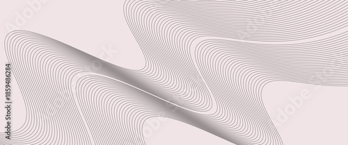 Abstract vector background with black wavy lines. vector
