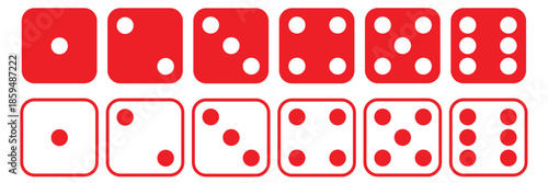 Вet board with dice and cube, gambling game icon and illustration, lucky number and poker jackpot, isolated flat design for fun and leisure, on transparent background