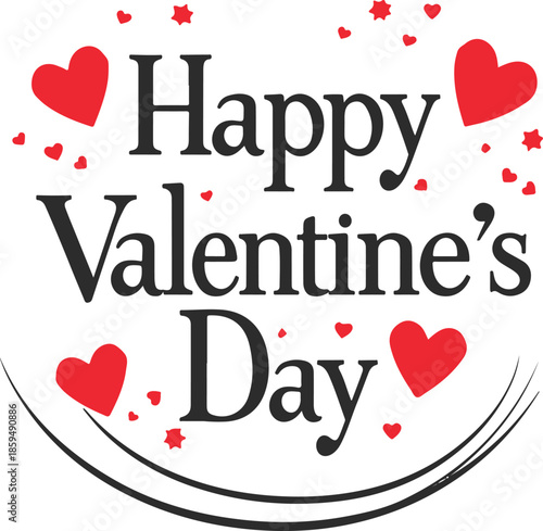 Handwritten offer lettering of Valentine's Day Sale.