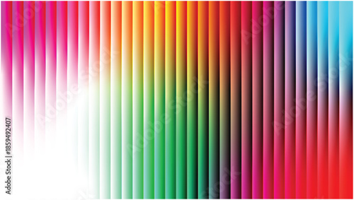 Abstract vibrant multicolored vertical lines background with gradient rainbow stripes.int