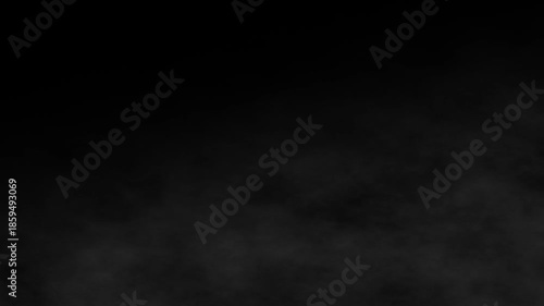 Foggy White Smoke Cloud Motion Overlay. White smoke and fog overlay animation with floating mist. Perfect for cinematic effects, realistic smoky and foggy environment for overlays.