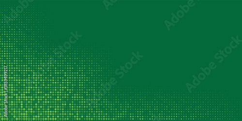 Green Tech Finance Fintech Background Pattern. Vector