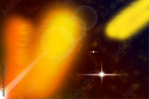 Vibrant light flare in space featuring cosmic energy glowing burst and futuristic astronomical abstract background