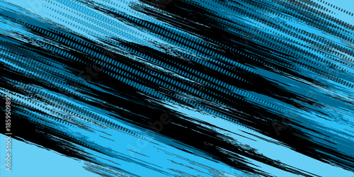 Abstract and Vibrant Sports Background with Purple Brush and Halftone Effect. Grunge Brush Stroke Elements eps 10