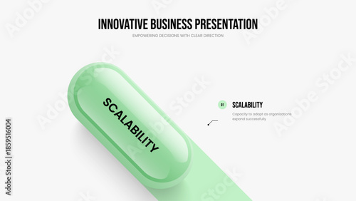 Product Campaign 1 Option Infographic Slideshow Design. Business Proposal One Element Diagram Frame Layout. Financial Launch Presentation Template Vector Illustration.