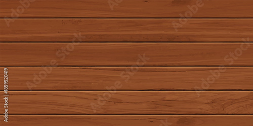 A natural dark brown hardwood floor grain pattern features a textured wooden plank surface and old timber panel design for a rustic bamboo wall backdrop