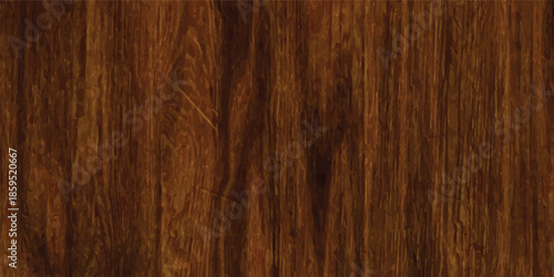 A dark brown natural wood texture background featuring an oak timber grain pattern on a textured hardwood plank surface for a rustic floor or wall design