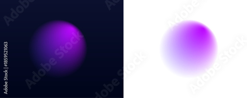 Soft blur holographic mesh with circular abstract shapes. Smooth gradient transitions create modern aesthetic energy. Perfect for UI, banners, and digital presentations.