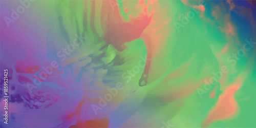 Colorful abstract watercolor texture with smooth blended paint waves forming a bright artistic background for creative projects, advertising design, digital media, posters and visual branding